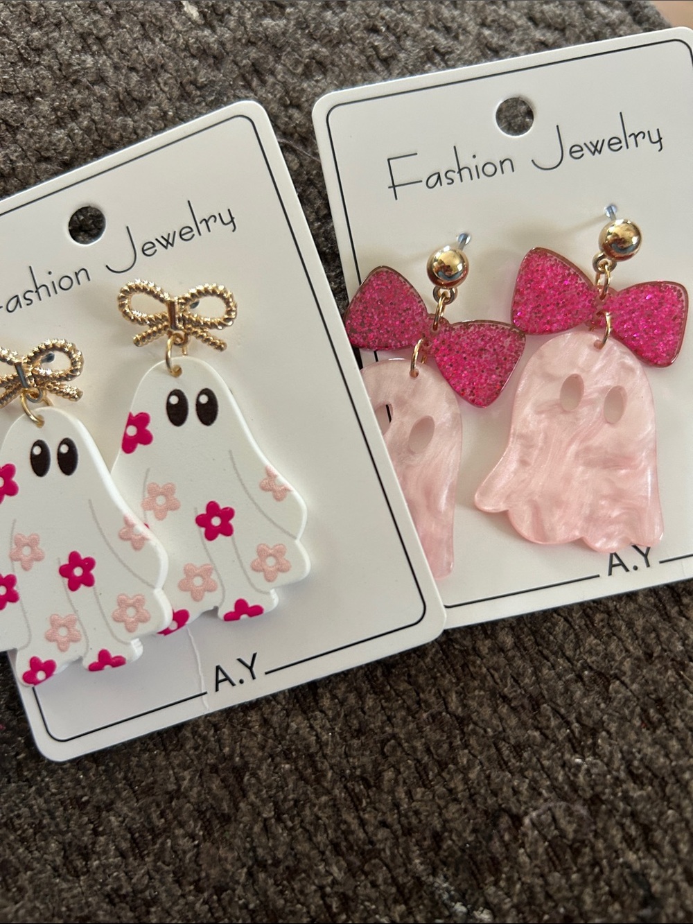 Cute ghost earring bundle